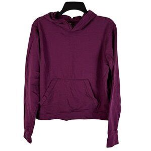All In Motion Women Purple Hoodie Sweatshirt Size M Cotton/Spandex